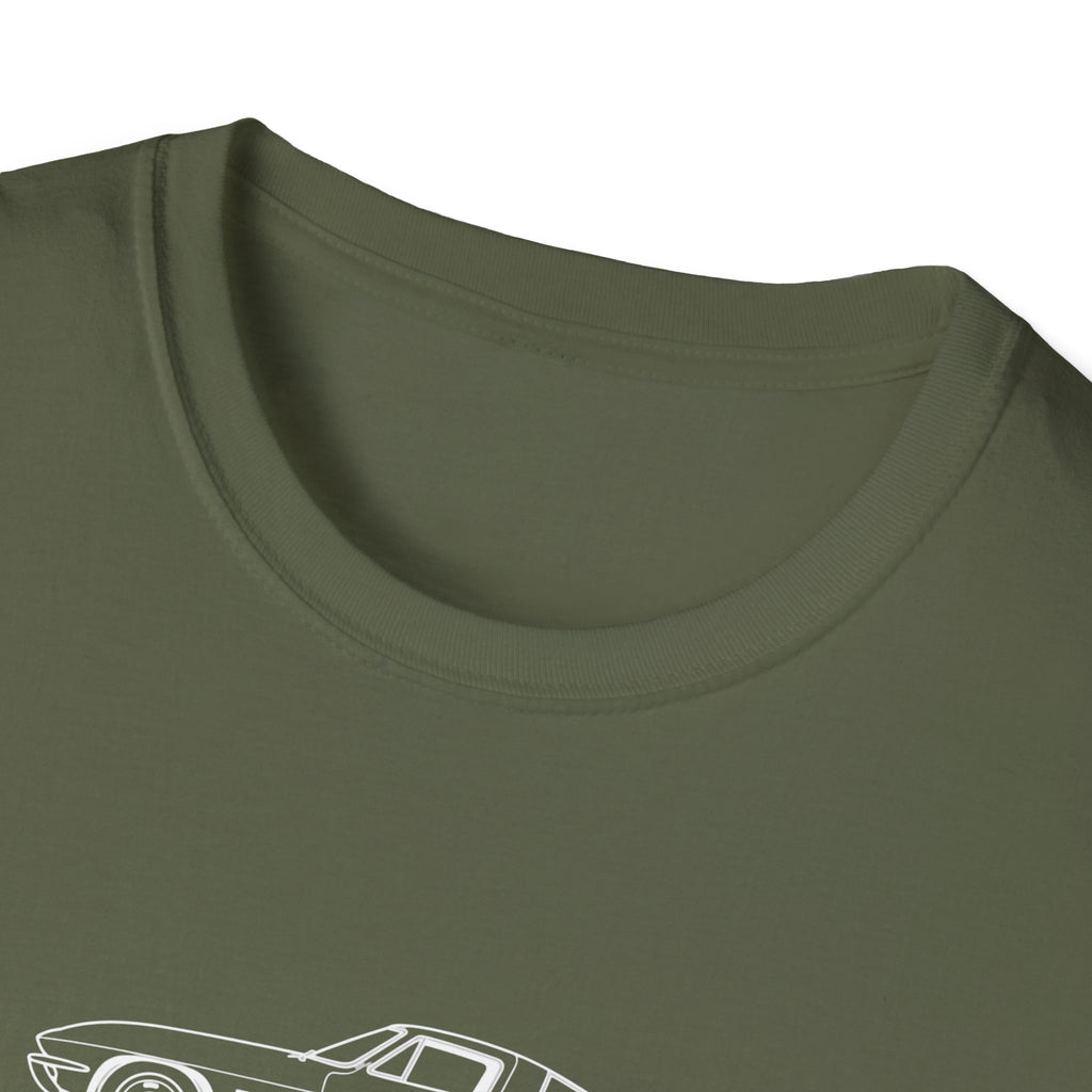 Copy of Classic Corvette Outline T-Shirt — Minimal Sports Car Tee