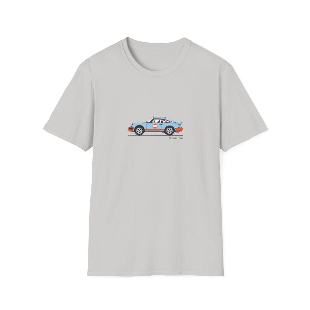 Vintage Racecar T-Shirt | Gulf Stripe Classic Car Tee