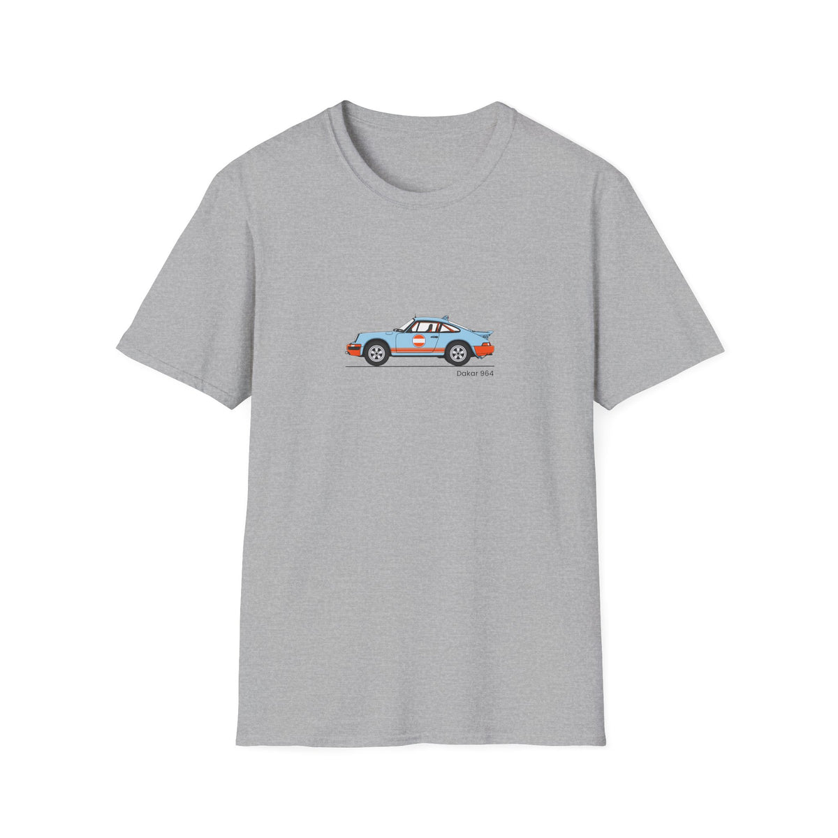 Vintage Racecar T-Shirt | Gulf Stripe Classic Car Tee