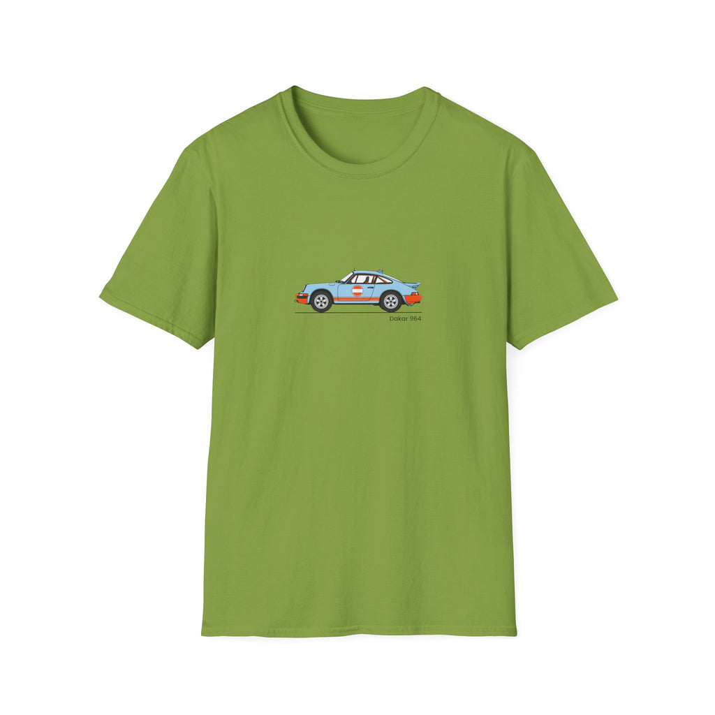 Vintage Racecar T-Shirt | Gulf Stripe Classic Car Tee