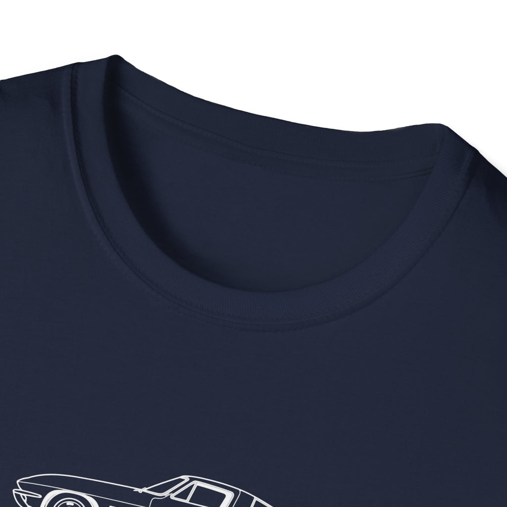 Copy of Classic Corvette Outline T-Shirt — Minimal Sports Car Tee