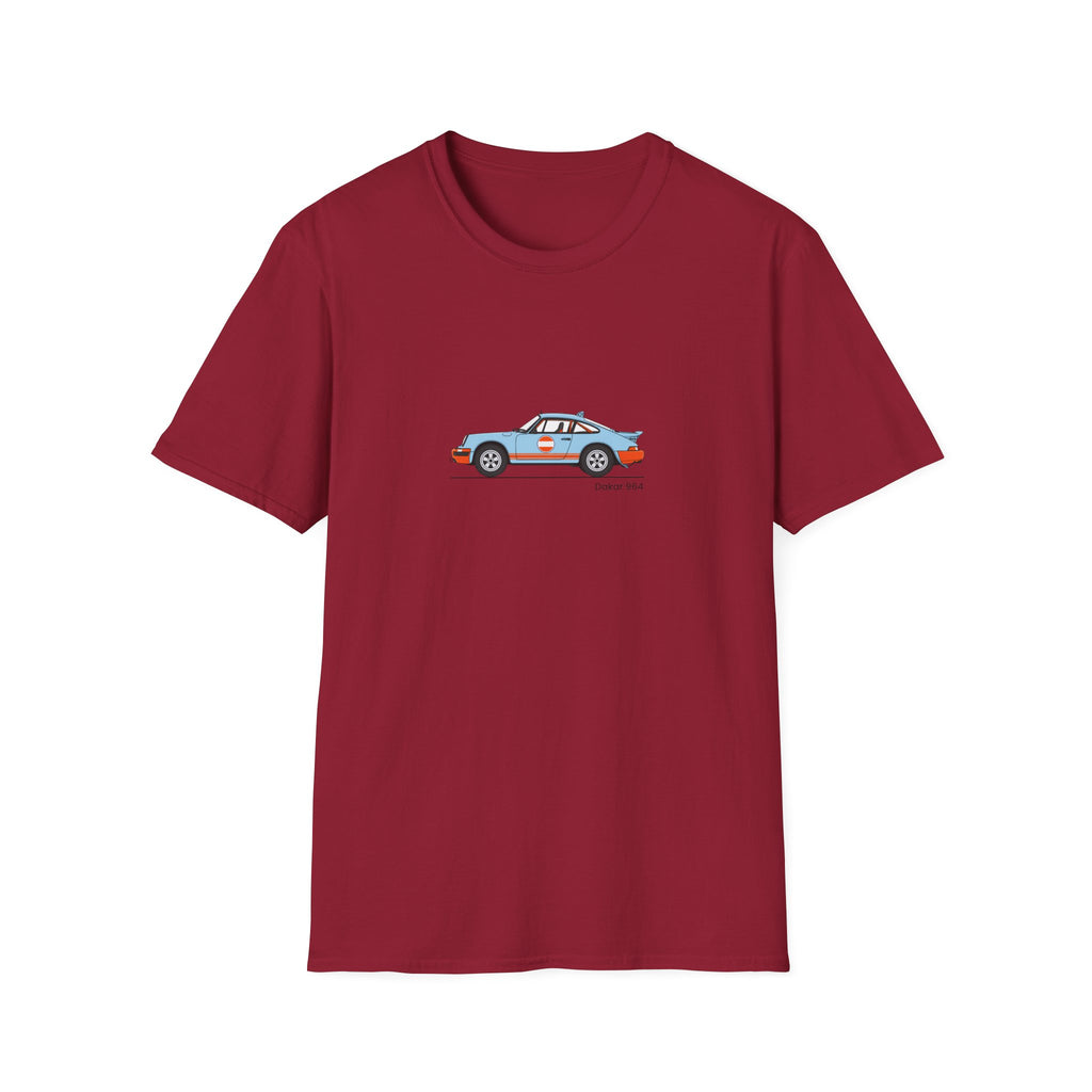 Vintage Racecar T-Shirt | Gulf Stripe Classic Car Tee
